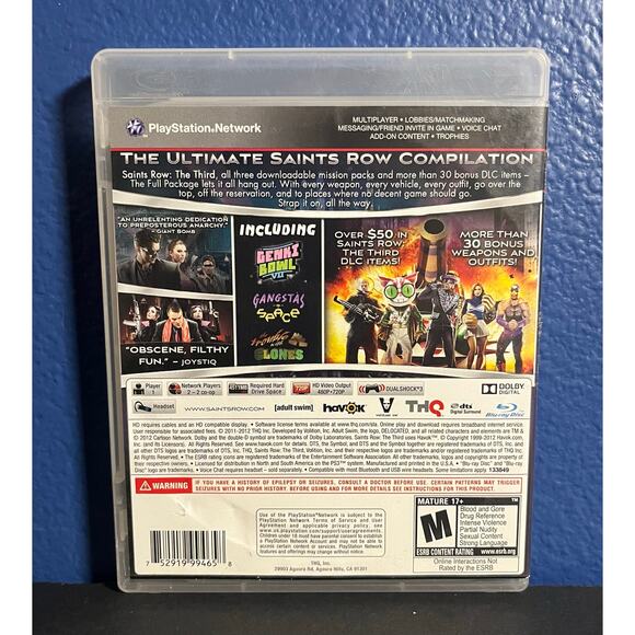 Saints Row: The Third - The Full Package (PlayStation 3, PS3) - Complete - Picture 2 of 7